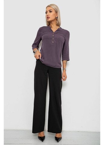 Серая блуза однотонная,, 230r97-2 Ager