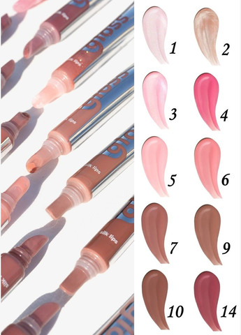 Увлажняющий блеск для губ Gloss Silk Lips №4 сочная малина, 11 мл Bless Beauty (302211076)