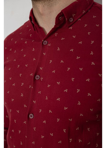 Бордовая рубашка Ager