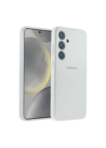 Чехол Liquid Silicone (AA) Full Camera для Samsung Galaxy S24 5G (S921) Цвет 09.White No Brand Samsung Galaxy S24 5G (S921) (336151373)