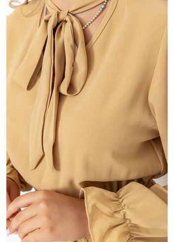 Бежевое нарядное платье, 204r601 Ager