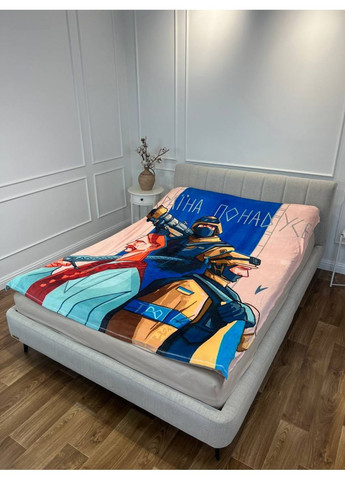 Плед патріотичний 3D "Україна понад усе" 10629 135х160 см FlexDress (368764309)