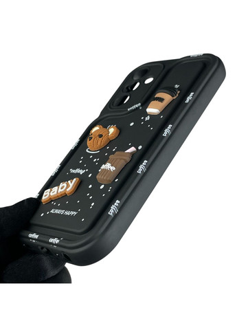 Чохол для Galaxy M15 (SM-M156) з 3д малюнком дитячий жіночий об'ємний на самсунг M15 чорний Samsung (366228095)