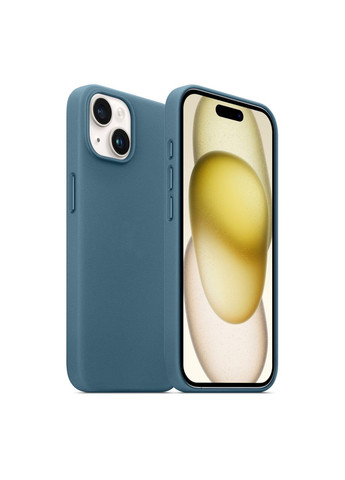 Чехол FAKE Leather Case для Apple iPhone 15 Plus Sea Blue (ARM76298) ArmorStandart (327883635)