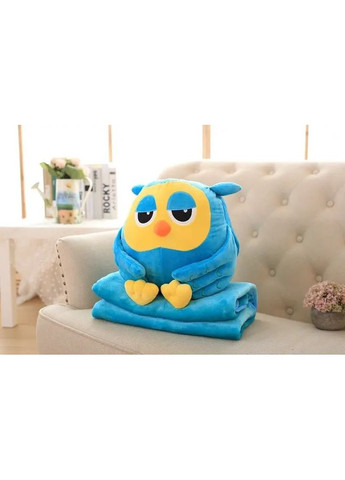 М'яка іграшка Happy Baby Сова плед-подушка трансформер 3 в 1 Profi (363831824)