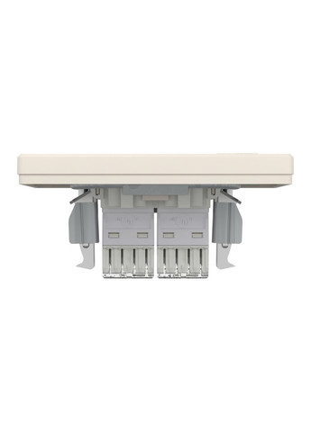 Розетка комп'ютерна rj45 подвійна utp кат. 5е, крем, Asfora, EPH4400123 Schneider (372582382)