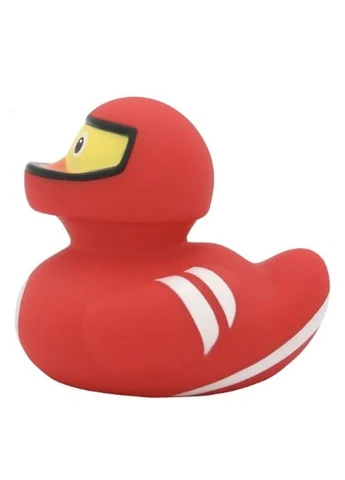 Стильная тематическая резиновая уточка "Гонщик" L1869 Funny Ducks (388987801)
