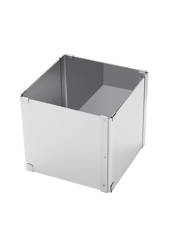 Набір із 6 розсувних квадратних форм для випікання та збирання тортів (квадрат для торта) 15-28 см різної висоти Master Class (330127490)