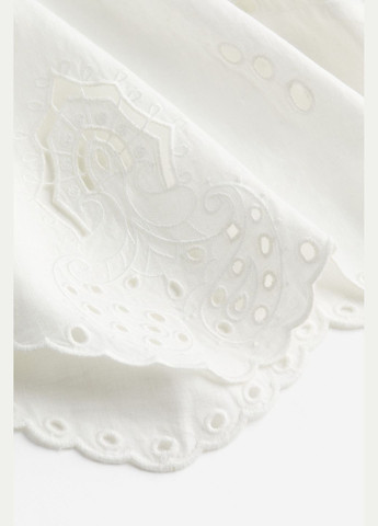 Белая блуза из льна H&M