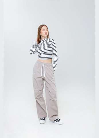 Гольф белый в черную полоску укороченный NEWGEN (325449374)