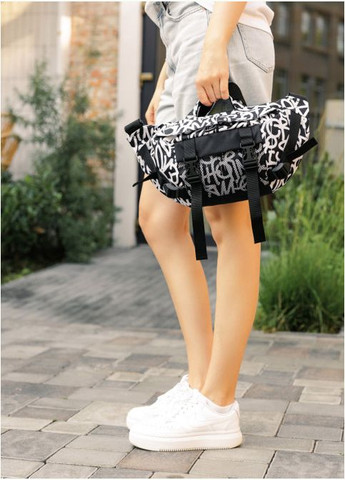 Большая женская поясная сумка бананка DynamicDart принт "Graphity" (SKU_80411715-VS) Sambag (302450433)