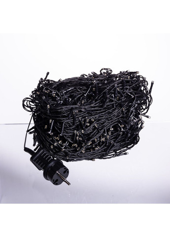 Гирлянда Рождественская фея уличная 100 (м) 1000 LED черный провод Желтый CF1000L100MBY Jooki (366037815)