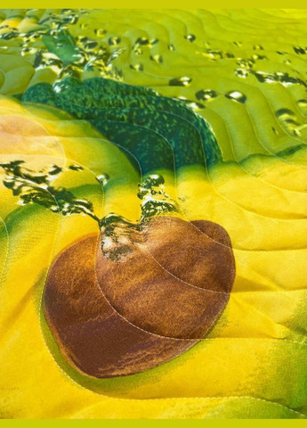 Ковдра з натуральним наповнювачем Двоспальне мікрофібра 175х200 см зелена (П4К-lito-kovdra-002-54) No Brand (306633258)