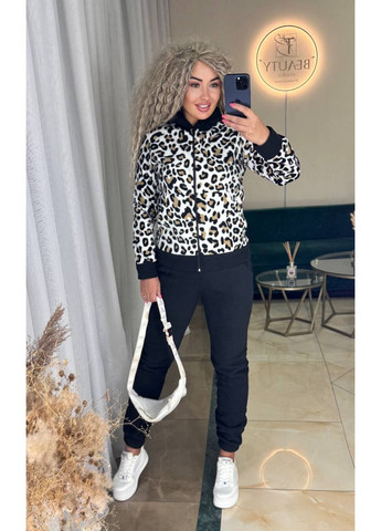 Костюм флісовий кофта з капюшоном та штани з кишенями Україна (355262145)