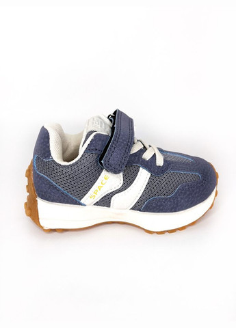 Серые детские кроссовки 22 г 14 см синий артикул к302 Jong Golf