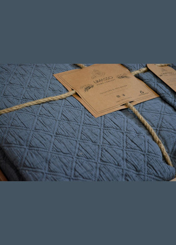 Покрывало с наволочками 240х260 см. Cambridge Темно-серый Limasso (331761171)