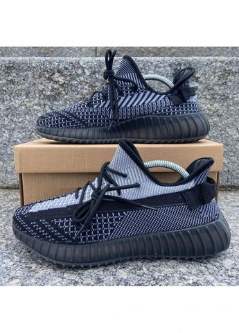 Сірі літні кросівки adidas yeezy boost 350 v2 grey reflective адідас ізі буст сірі No Brand