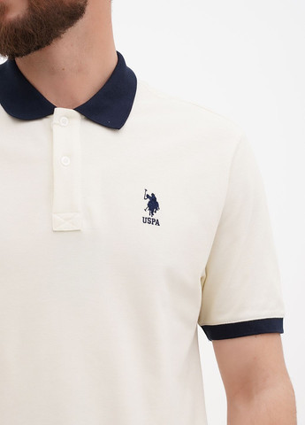 Серая футболка поло u.s. polo assn мужская U.S. Polo Assn.