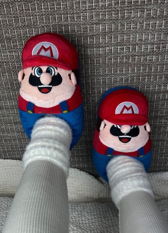 Тапочки домашние Марио плюшевые My Kigu (367584444)