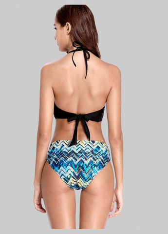 Комбінований літній купальник з м'яким ліфом та класичними плавками модель 0205 арт.59904 бікіні, роздільний No Brand