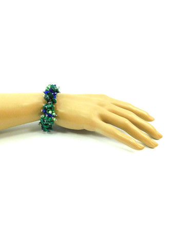 Эксклюзивный браслет "Мираж" Малахит 20 Fursa fashion (322314837)