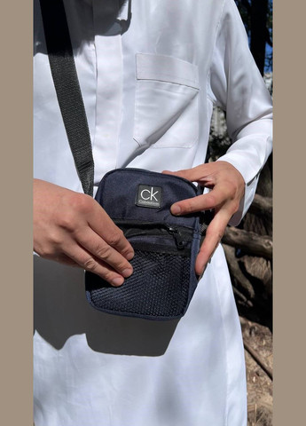 Чоловічі сумки крос-боді 14х18 см Синій Е58-57-5 (Е58-57-5-01) No Brand (306633500)