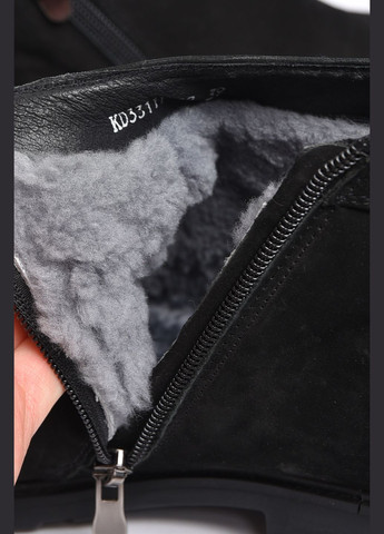 Черные зимние ботинки мужские зимние на меху черного цвета Let's Shop