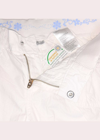 Штани Кюлоти бавовняні укорочені для дівчинки BDO55169 білий Pepperts (263433312)