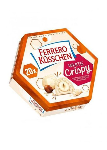 Конфеты из белого шоколада Kusschen White Crispy 172 гр. Германия Ferrero (346050073)