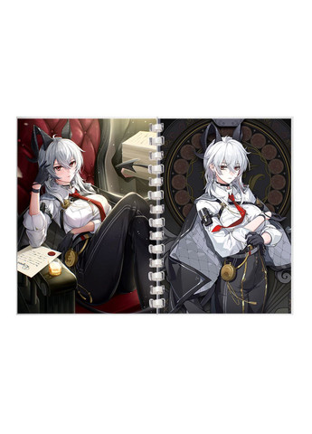 Блокнот скетчбук Грозові хвилі Wuthering Waves WuWa для малювання (sk0243) No Brand (327004280)