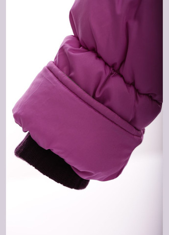 Фиолетовый зимний комбинезон для девочки на синтепоне классика лиловый 92 см (30000) BABYKROHA