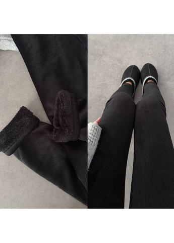 Черные зимние женские лосины FINO Mode