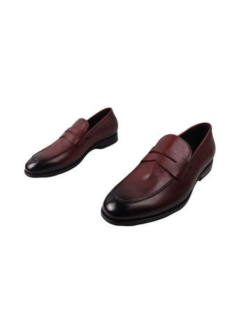 Бордовые туфли мужские бордо натуральная кожа Cindy