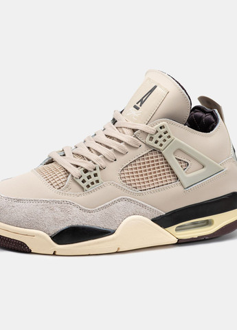 Кроссовки женские и мужские Nike Jordan 4 Ma Maniere Fossil Stone | Найк Джордан 4 бежевые No Brand бежевые демисезоны (332213971)