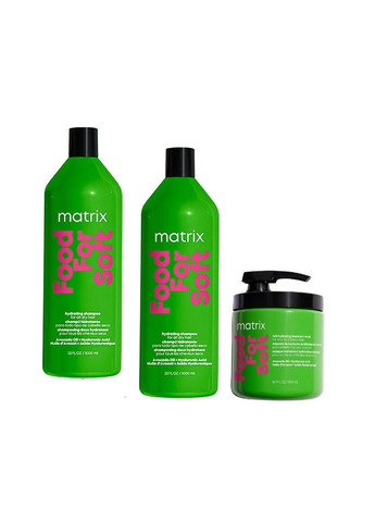 Набір для інтенсивного зволоження волосся Food шампунь бальзам маска Otium Aqua Matrix (292735960)