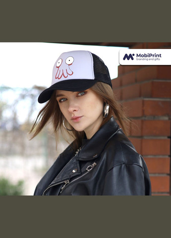 Кепка Snap Mesh Доктор Зойдберг Футурама Білий (9274-2029-WT) MobiPrint (292866123)