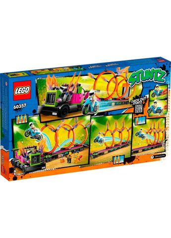 Конструктор Лего Сіті Завдання з каскадерською вантажівкою City 60357 Lego (372125312)