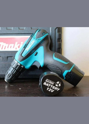 Шуруповерт DF330DWE акумуляторний 12V 2A/h Li-Ion в кейсе синий (1756374603) No Brand (330579007)