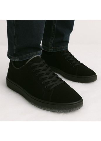 Чорні Зимовий чоловічі зимові кросівки lux 6214 чорні замшеві з вовною Kindzer Lux-6214