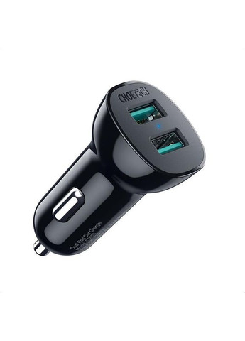 Автомобільний зарядний пристрій C0051 36W QC3.0 (2USBx2.4A) (C0051-V5) CHOETECH (336951333)