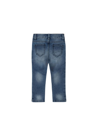 Синие демисезонные слим джинсы слим для мальчика Lupilu
