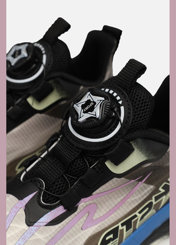 Чорні Осінні кросівки на пласкій підошві для хлопчика колір чорний цб-00272903 Kimboo