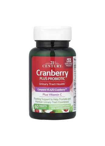 Cranberry + Probiotic - 60 tabs 21st Century (371777065)