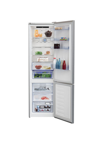 Холодильник с морозильной камерой RCNA406E35ZXB BEKO