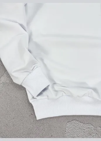 Комбинированный свитшот stone island белый (341285402)
