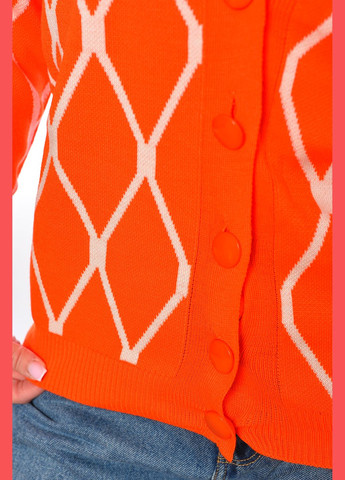 Оранжевый демисезонный кардиган Let's Shop