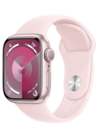 Смарт часы Watch S9 41mm Pink Alum Case with Light Pink Sp/b S/M Apple (278366216)