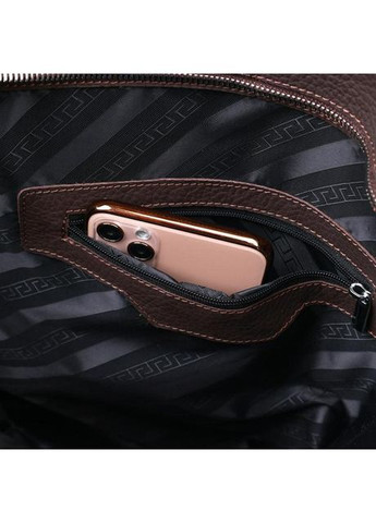 Сумка шоппер женская из натуральной кожи на плечо большая Коричневый 39250 Shvigel (353302628)