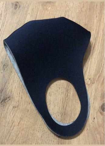 Маска защитная многоразовая из неопрена, темно-синяя, 1 шт. No Brand (317049044)