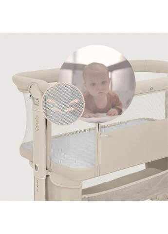 Детская кроватка Jodie Beige Ceam Lionelo (388088695)